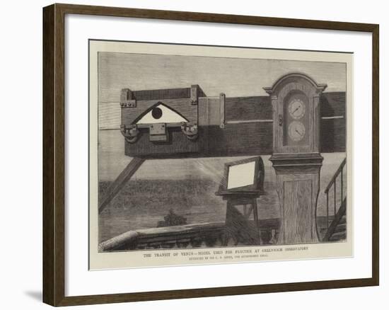 The Transit of Venus, Model Used for Practice at Greenwich Observatory-null-Framed Giclee Print