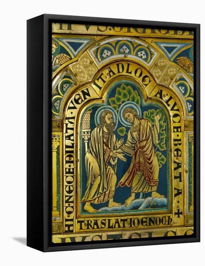 The Translation of Enoch, Verdun Altar, Begun 1181, Enamel-Nicholas of Verdun-Framed Premier Image Canvas