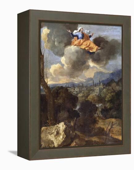 The Translation of St. Rita of Cascia-Nicolas Poussin-Framed Premier Image Canvas