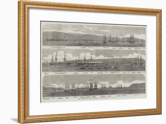 The Transport Fleet Embarking the Troops, at Varna-null-Framed Giclee Print