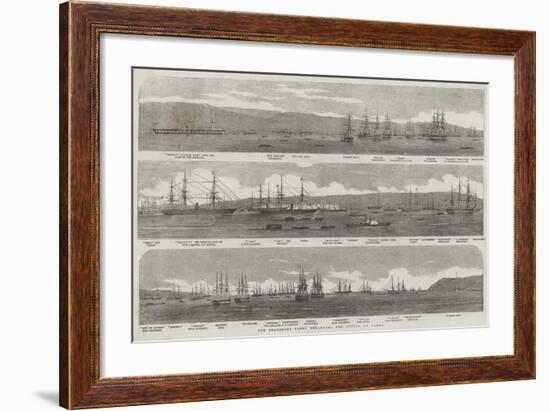 The Transport Fleet Embarking the Troops, at Varna-null-Framed Giclee Print