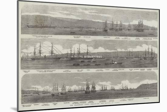The Transport Fleet Embarking the Troops, at Varna-null-Mounted Giclee Print