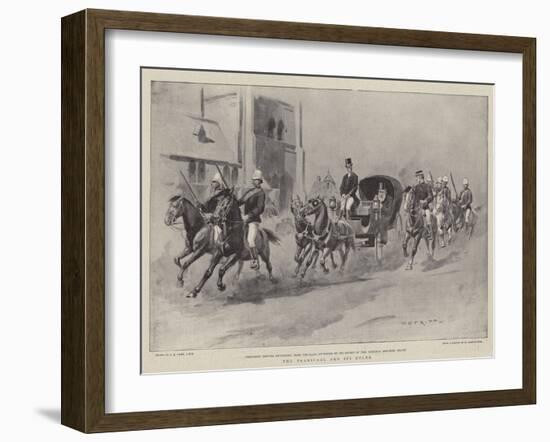 The Transvaal and its Ruler-Charles Edwin Fripp-Framed Giclee Print