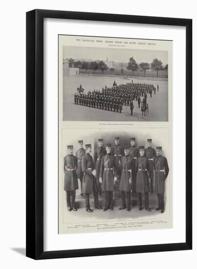 The Transvaal Crisis, British Troops for South African Service-null-Framed Giclee Print