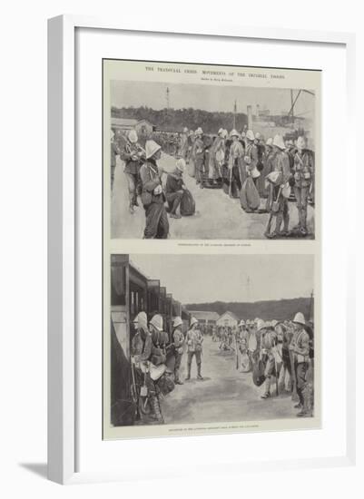 The Transvaal Crisis, Movements of the Imperial Troops-null-Framed Giclee Print