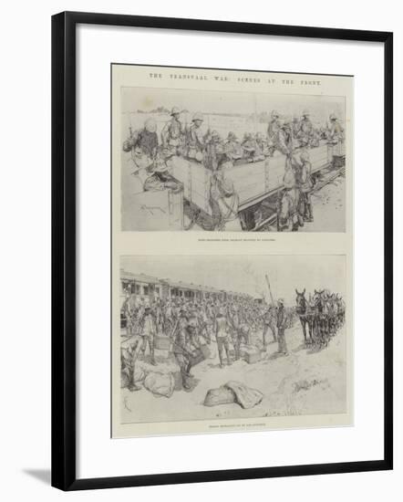 The Transvaal War, Scenes at the Front-Amedee Forestier-Framed Giclee Print