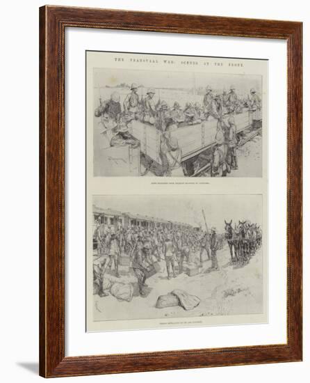 The Transvaal War, Scenes at the Front-Amedee Forestier-Framed Giclee Print