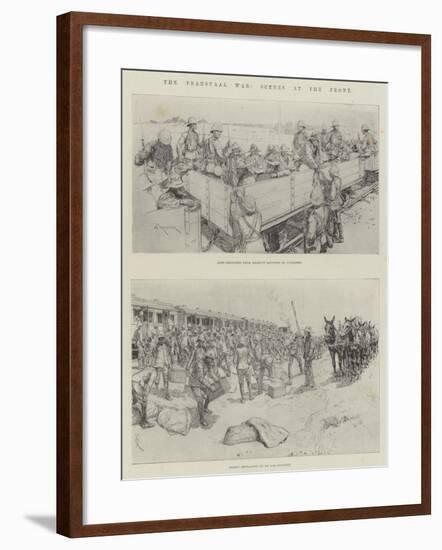 The Transvaal War, Scenes at the Front-Amedee Forestier-Framed Giclee Print