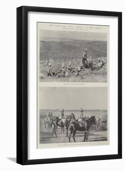 The Transvaal War, Scenes at the Front-null-Framed Giclee Print