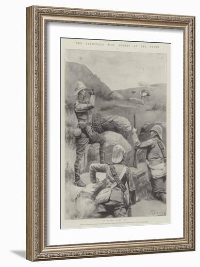 The Transvaal War, Scenes at the Front-null-Framed Giclee Print