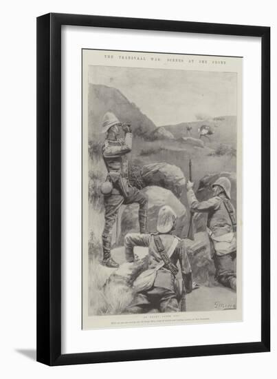 The Transvaal War, Scenes at the Front-null-Framed Giclee Print