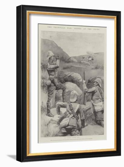 The Transvaal War, Scenes at the Front-null-Framed Giclee Print