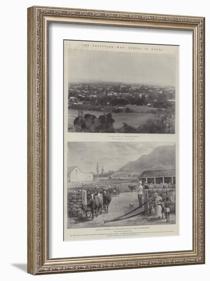 The Transvaal War, Scenes in Natal-Paul Frenzeny-Framed Giclee Print