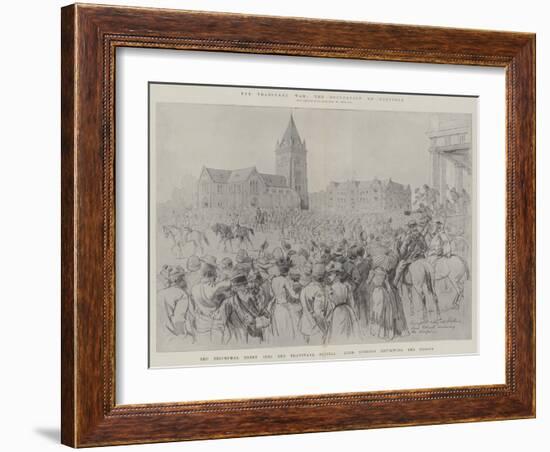 The Transvaal War, the Occupation of Pretoria-Melton Prior-Framed Giclee Print