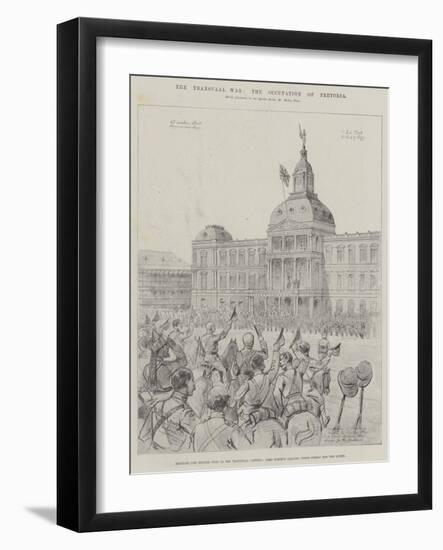 The Transvaal War, the Occupation of Pretoria-Melton Prior-Framed Giclee Print