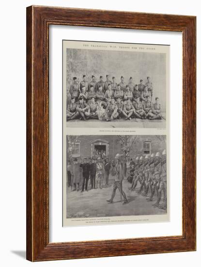 The Transvaal War, Troops for the Front-Ralph Cleaver-Framed Giclee Print