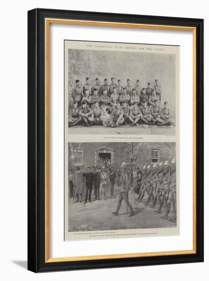 The Transvaal War, Troops for the Front-Ralph Cleaver-Framed Giclee Print