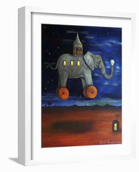 The Traveler-Leah Saulnier-Framed Giclee Print