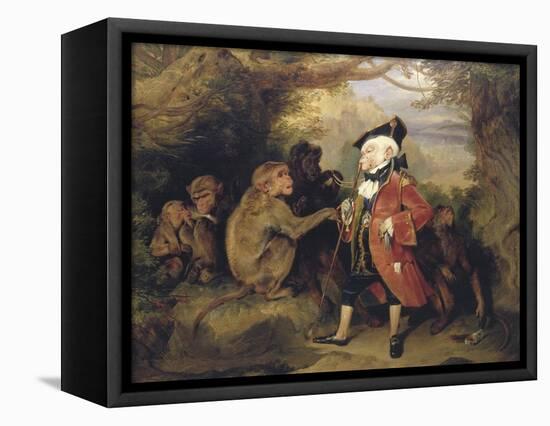 The Travelled Monkey, 1827-Edwin Henry Landseer-Framed Premier Image Canvas