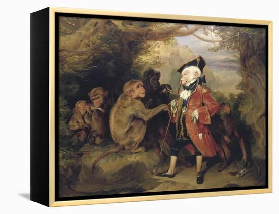 The Travelled Monkey, 1827-Edwin Henry Landseer-Framed Premier Image Canvas