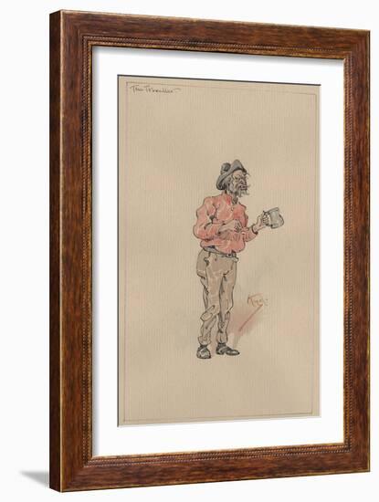 The Traveller, c.1920s-Joseph Clayton Clarke-Framed Giclee Print