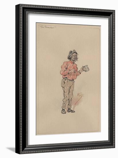 The Traveller, c.1920s-Joseph Clayton Clarke-Framed Giclee Print