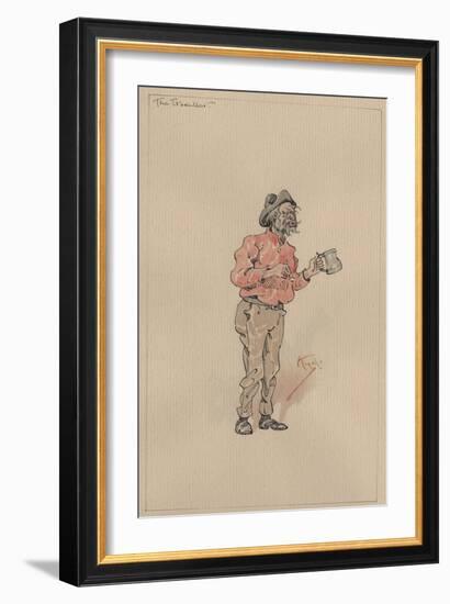 The Traveller, c.1920s-Joseph Clayton Clarke-Framed Giclee Print