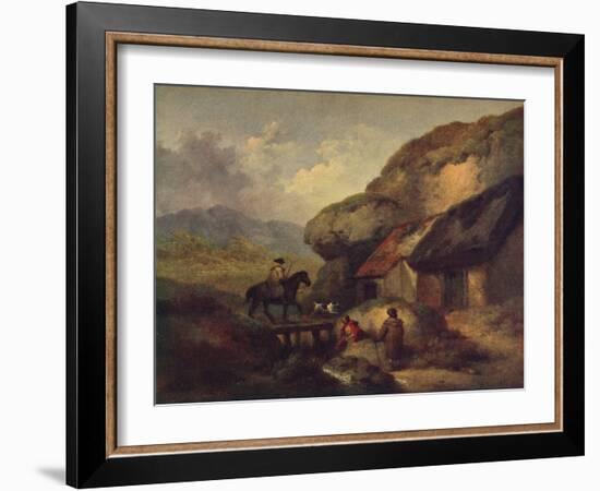 'The Traveller', c1795-George Morland-Framed Giclee Print