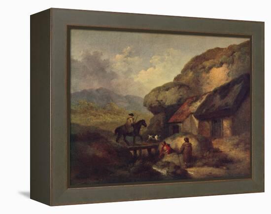 'The Traveller', c1795-George Morland-Framed Premier Image Canvas