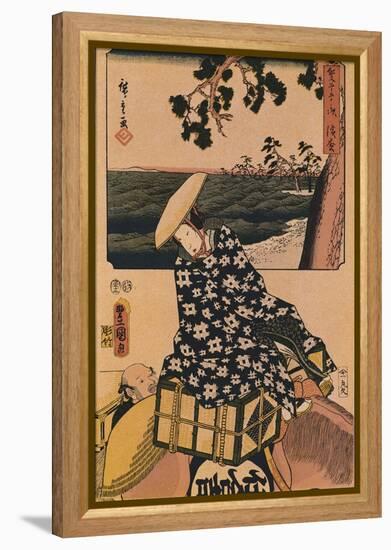 The Travellers, 1901-Utagawa Kunisada-Framed Premier Image Canvas