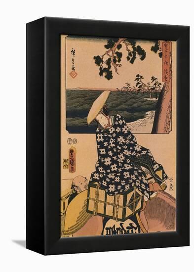 The Travellers, 1901-Utagawa Kunisada-Framed Premier Image Canvas