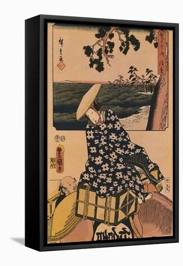 The Travellers, 1901-Utagawa Kunisada-Framed Premier Image Canvas