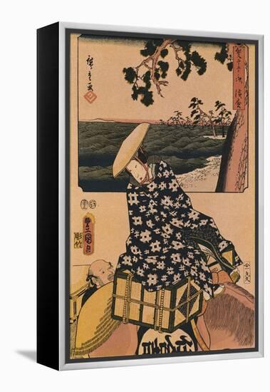 The Travellers, 1901-Utagawa Kunisada-Framed Premier Image Canvas