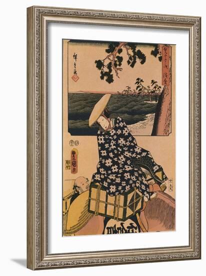 The Travellers, 1901-Utagawa Kunisada-Framed Giclee Print