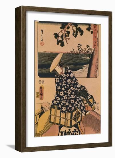 The Travellers, 1901-Utagawa Kunisada-Framed Giclee Print