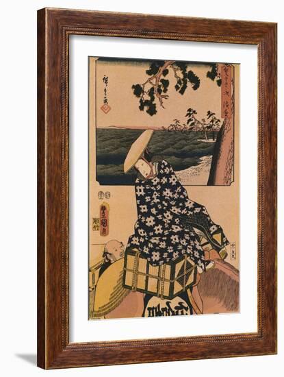 The Travellers, 1901-Utagawa Kunisada-Framed Giclee Print