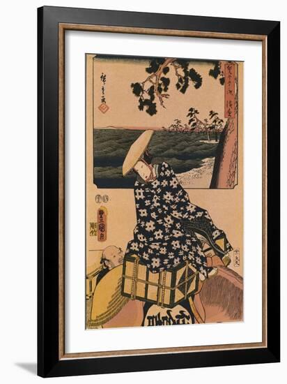 The Travellers, 1901-Utagawa Kunisada-Framed Giclee Print