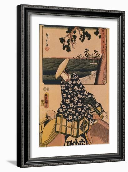 The Travellers, 1901-Utagawa Kunisada-Framed Giclee Print