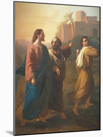 The Travellers at Emmaus, 1857-Ramon Sagredo-Mounted Giclee Print