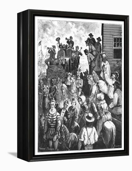 The Travelling Circus, C1870S-Tavernier and Frenzeny-Framed Premier Image Canvas