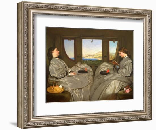 The Travelling Companions, 1862 (Oil on Canvas)-Augustus Leopold Egg-Framed Giclee Print