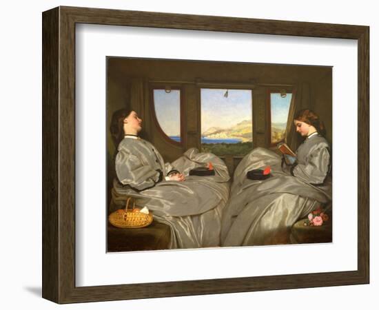 The Travelling Companions, 1862 (Oil on Canvas)-Augustus Leopold Egg-Framed Giclee Print