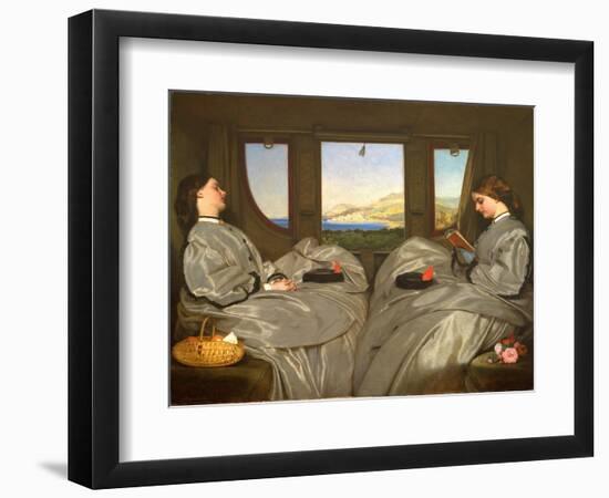 The Travelling Companions, 1862 (Oil on Canvas)-Augustus Leopold Egg-Framed Giclee Print