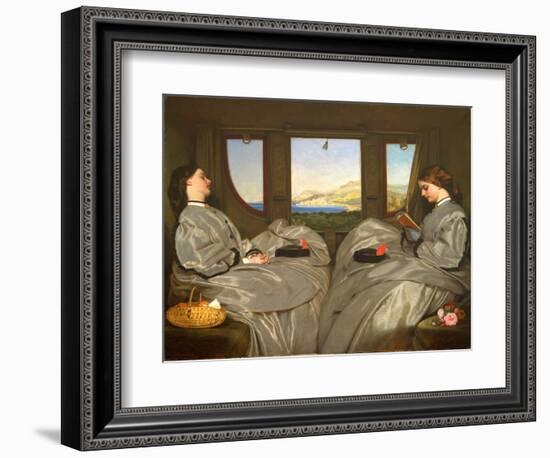 The Travelling Companions, 1862 (Oil on Canvas)-Augustus Leopold Egg-Framed Giclee Print