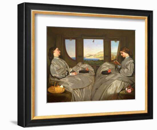 The Travelling Companions, 1862 (Oil on Canvas)-Augustus Leopold Egg-Framed Giclee Print