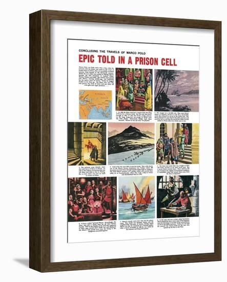 The Travels of Marco Polo-Ron Embleton-Framed Giclee Print