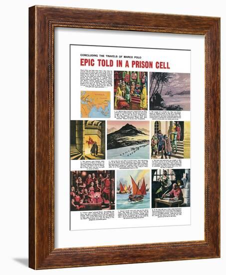 The Travels of Marco Polo-Ron Embleton-Framed Giclee Print