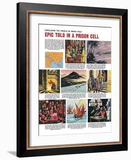 The Travels of Marco Polo-Ron Embleton-Framed Giclee Print