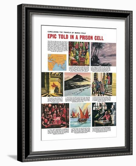 The Travels of Marco Polo-Ron Embleton-Framed Giclee Print