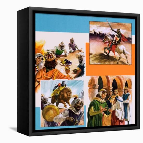 The Travels of Sir Isumbras-Andrew Howat-Framed Premier Image Canvas